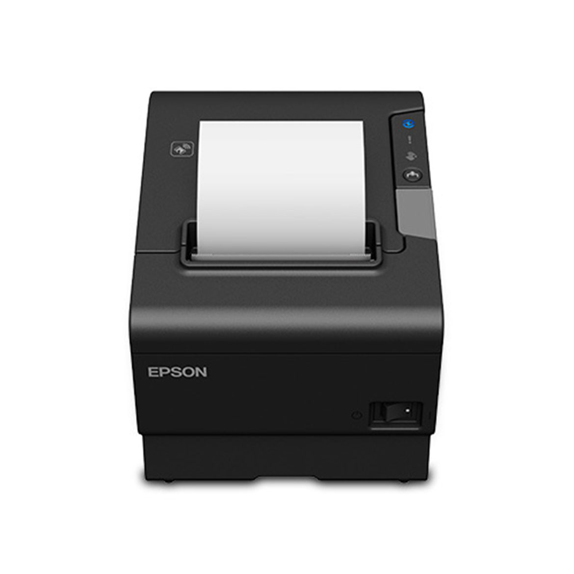 Black color Epson TM-88VI Thermal receipt printer front image